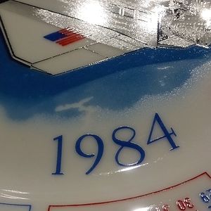 1984 Series IX calendar collection decorative plate